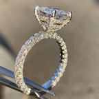Luxury Fashion Rose Gold Filling Inlaid Zircon Crystal Wedding Rings