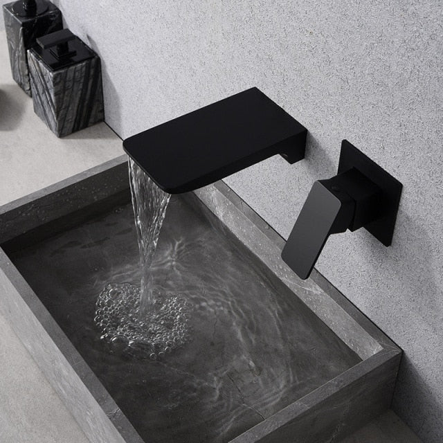 Modern wall-mounted water tap