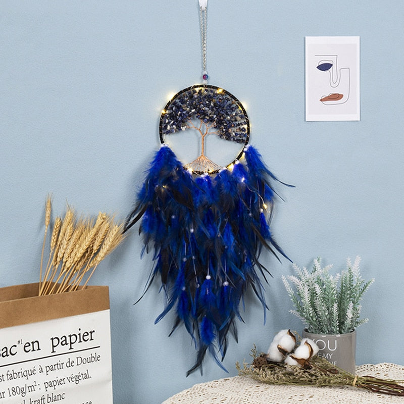 Lapis Lazuli Tree of Life Dreamcatcher