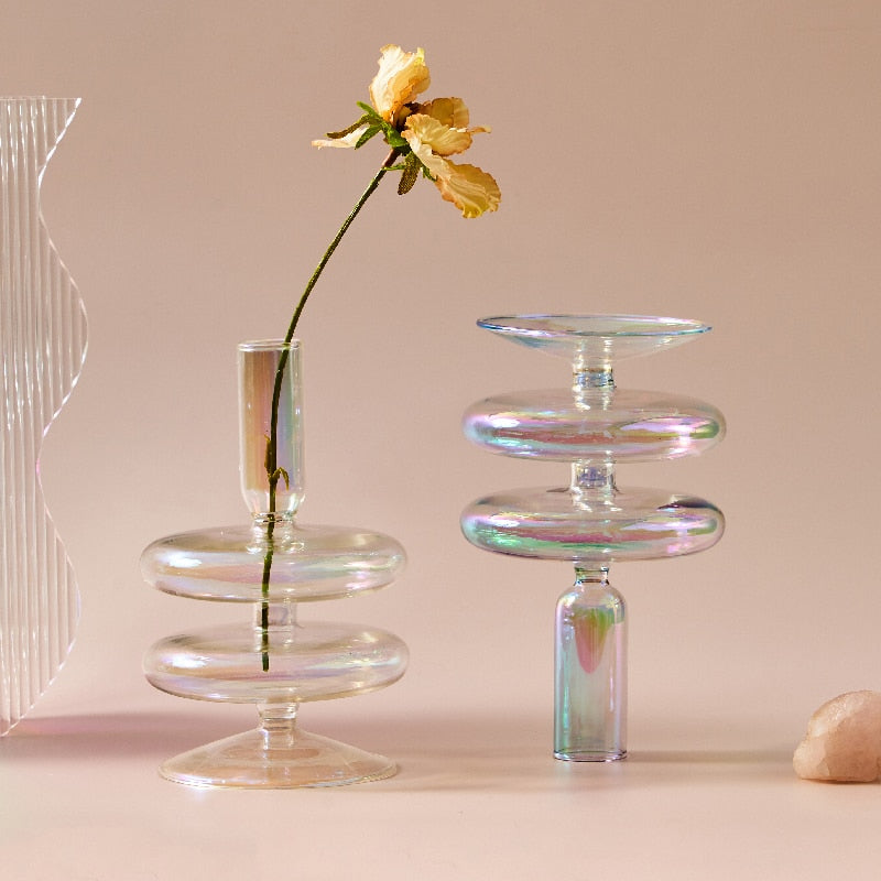 Pearly Glass - Candle Holder