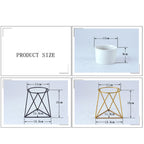 Nordic Style Geometric Iron Rack Flower Pots