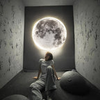 3D LED Moon or Earth Ceiling or Wall Lamp (3 Styles) 24CM-80CM