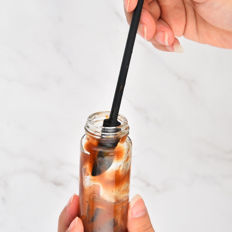 Flexible Long Handle Bottle Scraper Spoon Set