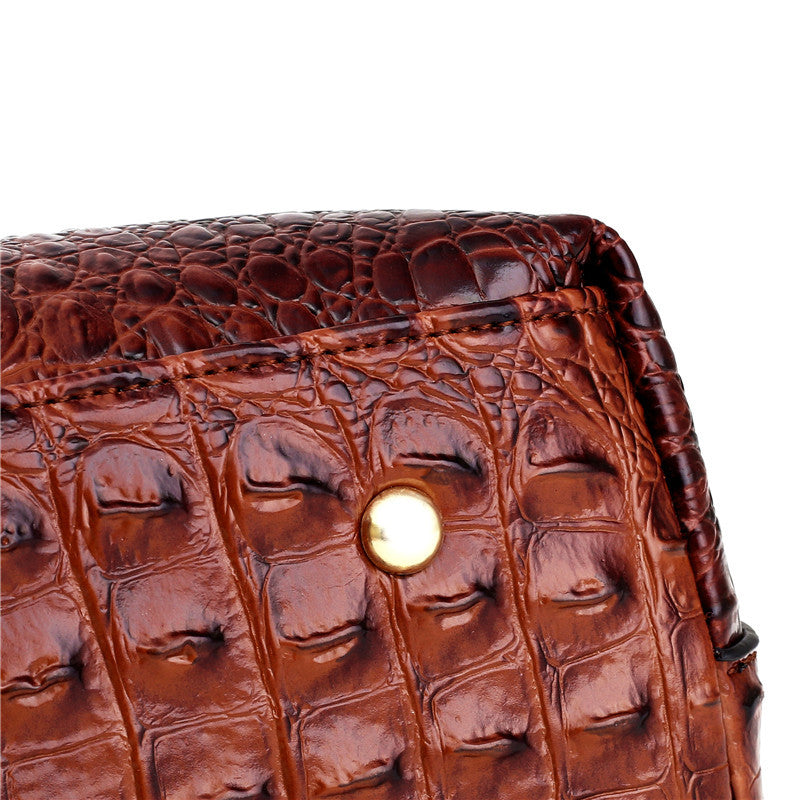 Leather Crocodile Bag – with handcrafted details