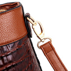 Leather Crocodile Bag – with handcrafted details