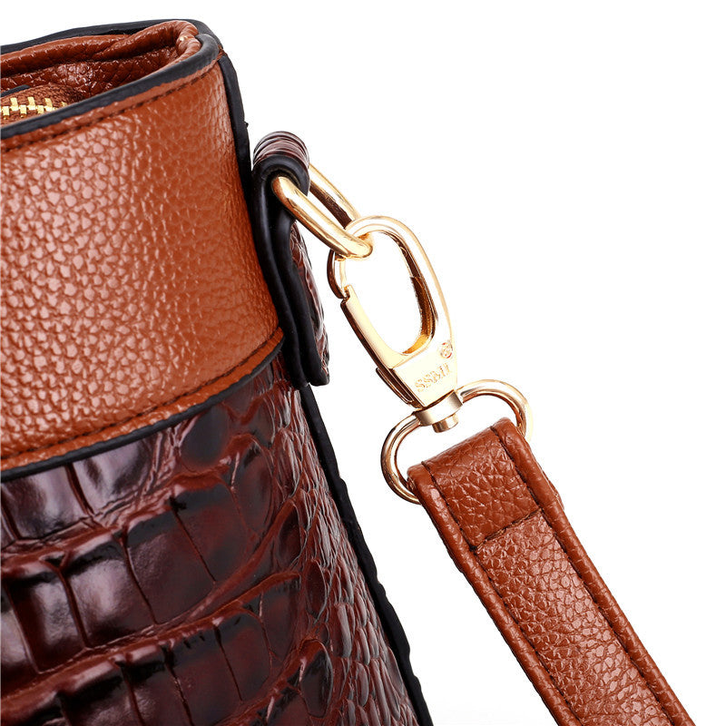 Leather Crocodile Bag – with handcrafted details