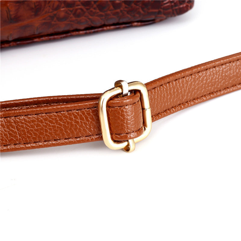 Leather Crocodile Bag – with handcrafted details