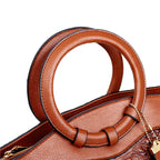 Leather Crocodile Bag – with handcrafted details