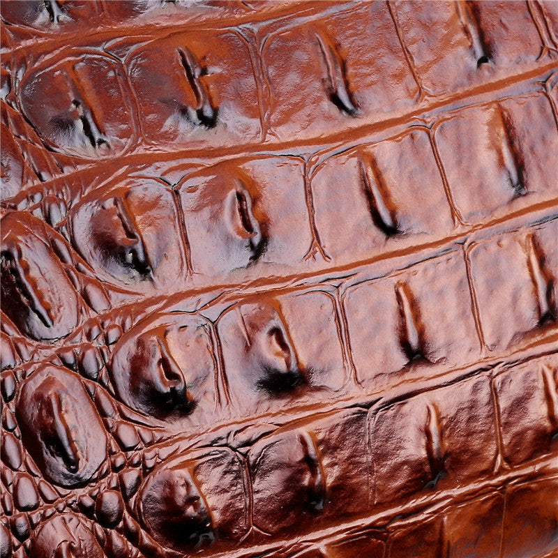 Leather Crocodile Bag – with handcrafted details