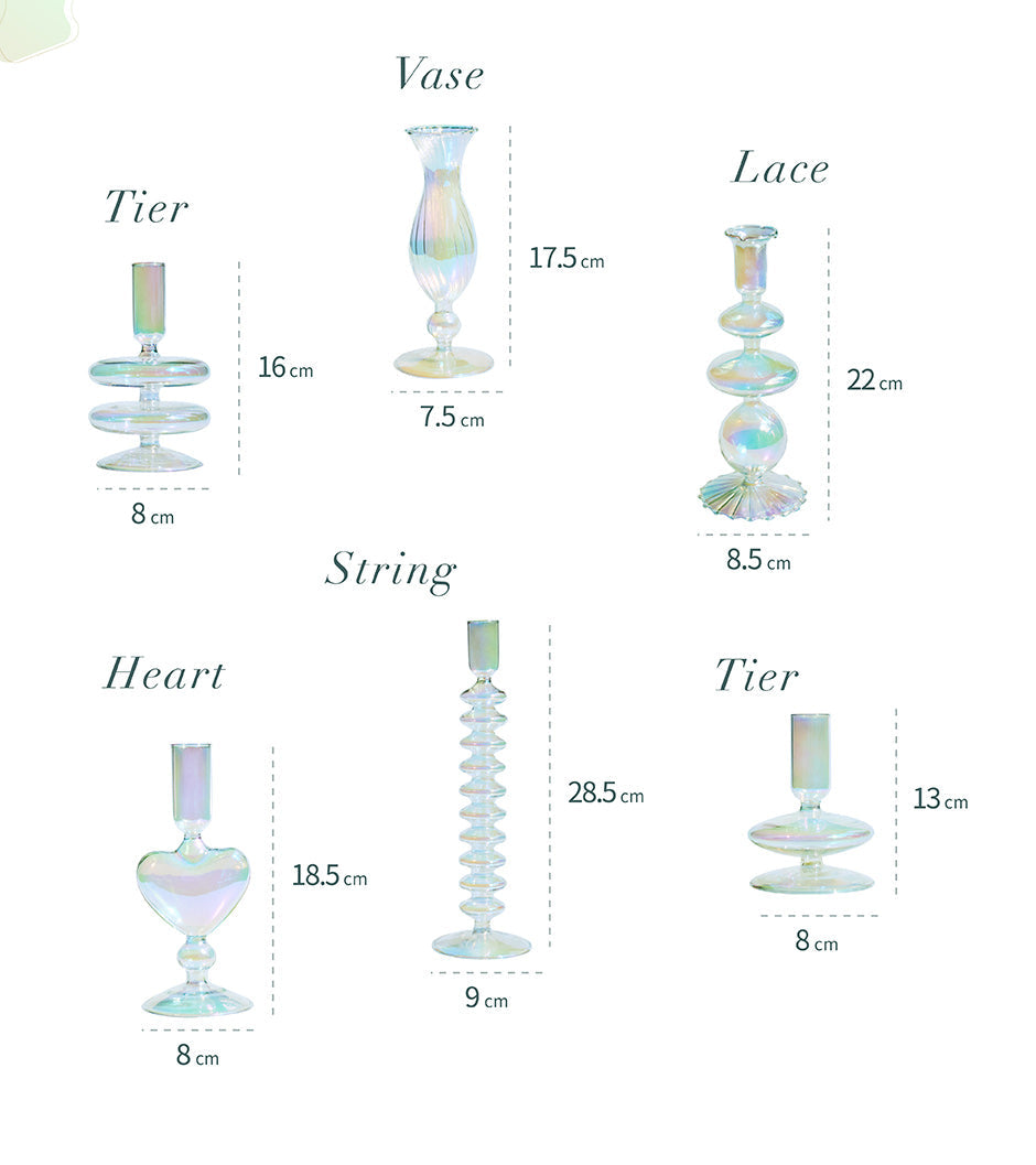 Pearly Glass - Candle Holder