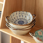 Flora Ceramic Pasta Bowls