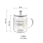 Cartoon Cat Transparent Floating Mug