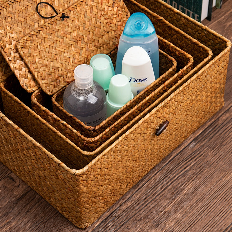 Handwoven Rattan Box