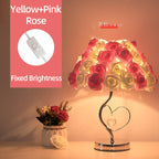 Rose Blossom Nightstand Lamp
