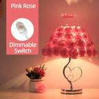 Rose Blossom Nightstand Lamp
