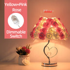 Rose Blossom Nightstand Lamp