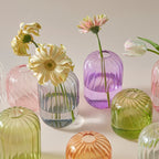 Colourful Glass Globe Vase