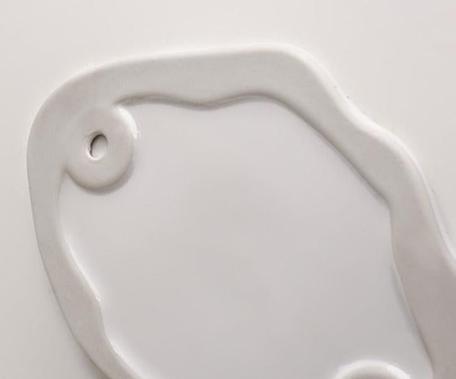 Cookies & chrome-plated ceramic tray and bowl