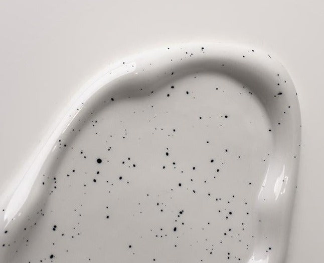 Cookies & chrome-plated ceramic tray and bowl