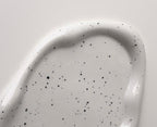 Cookies & chrome-plated ceramic tray and bowl