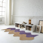 Wavy 2-toned Narrow Rug