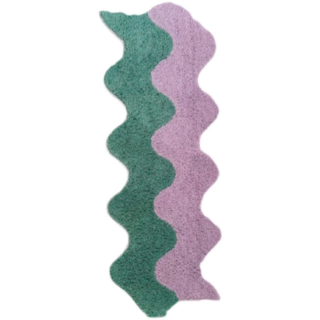 Wavy 2-toned Narrow Rug