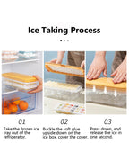 Double Layer Lazy Ice Maker Storage Box