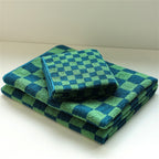 Checkerboard Cotton Towel