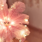 Feather Palm Creative Table Lamp