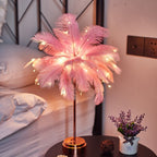 Feather Palm Creative Table Lamp