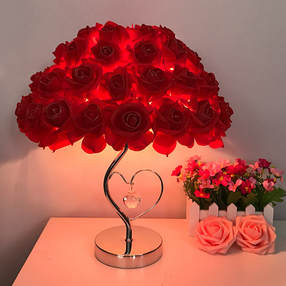 Rose Blossom Nightstand Lamp