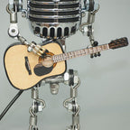 Vintage Guitar Playing Microphone Robot Lamp