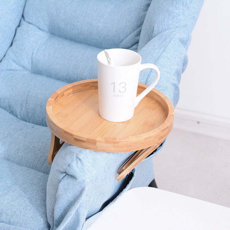 Creative Clip-On Bamboo Sofa Armrest Tray