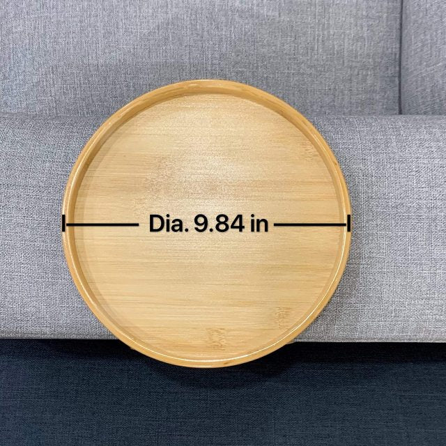 Creative Clip-On Bamboo Sofa Armrest Tray