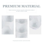 Creative 6 Grids White Ceramic Egg Tray