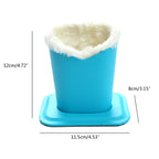 Leather Plush Safe Eyeglass Holder