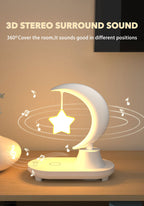 Moon Star Wireless Charging Night Lamp