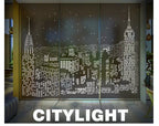 Blackout Amazing City Night View Window Sticker