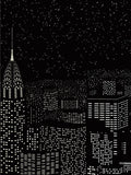 Blackout Amazing City Night View Window Sticker
