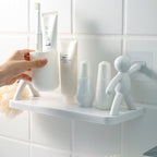 Punch-Free Human Figure Bathroom Shelf
