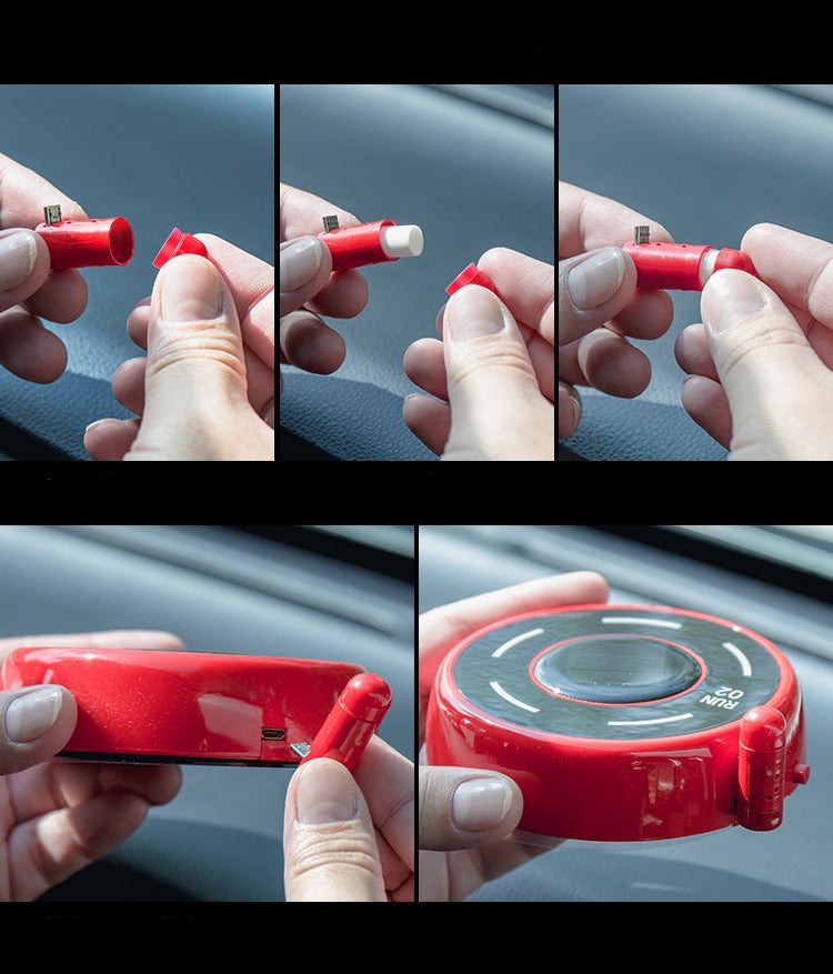 Rotating Race Solar Car Air Purifier