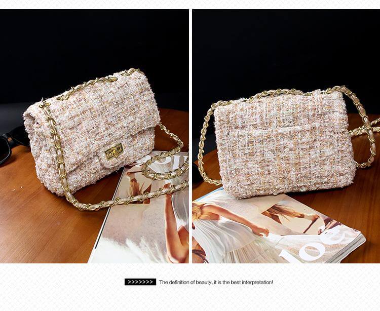 Luxury Handbag Designer Flap Crossbody Bag