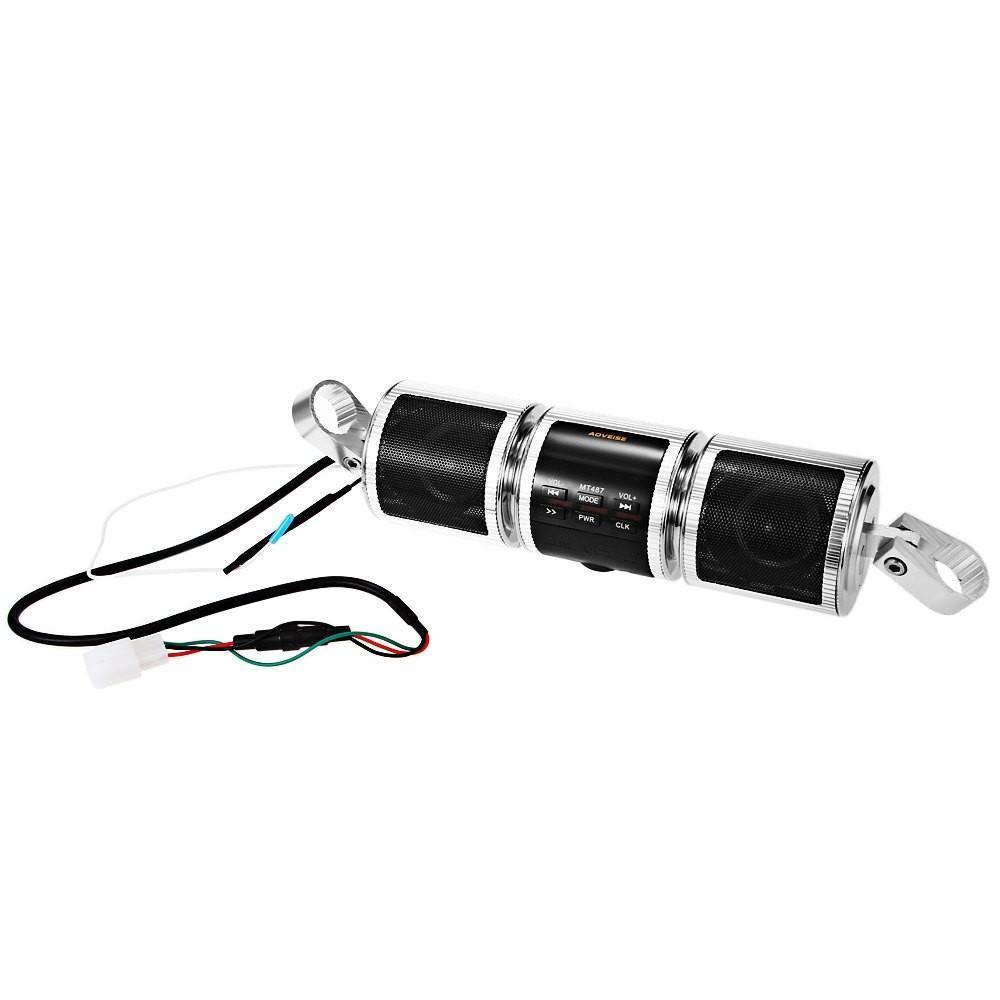 Motorcycle Bluetooth Speaker Motorbike Handle Bar Waterproof Player