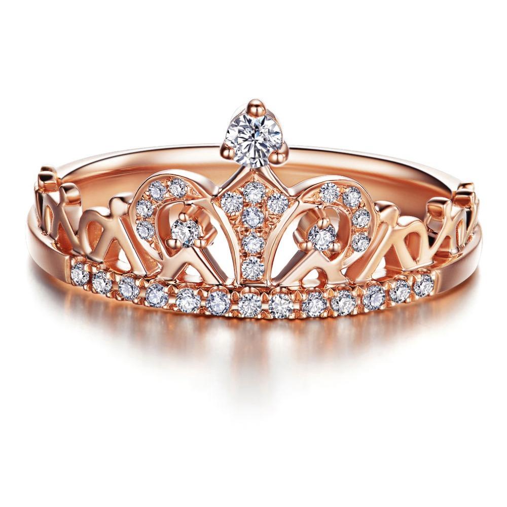 Rose Gold Round Cut Ring