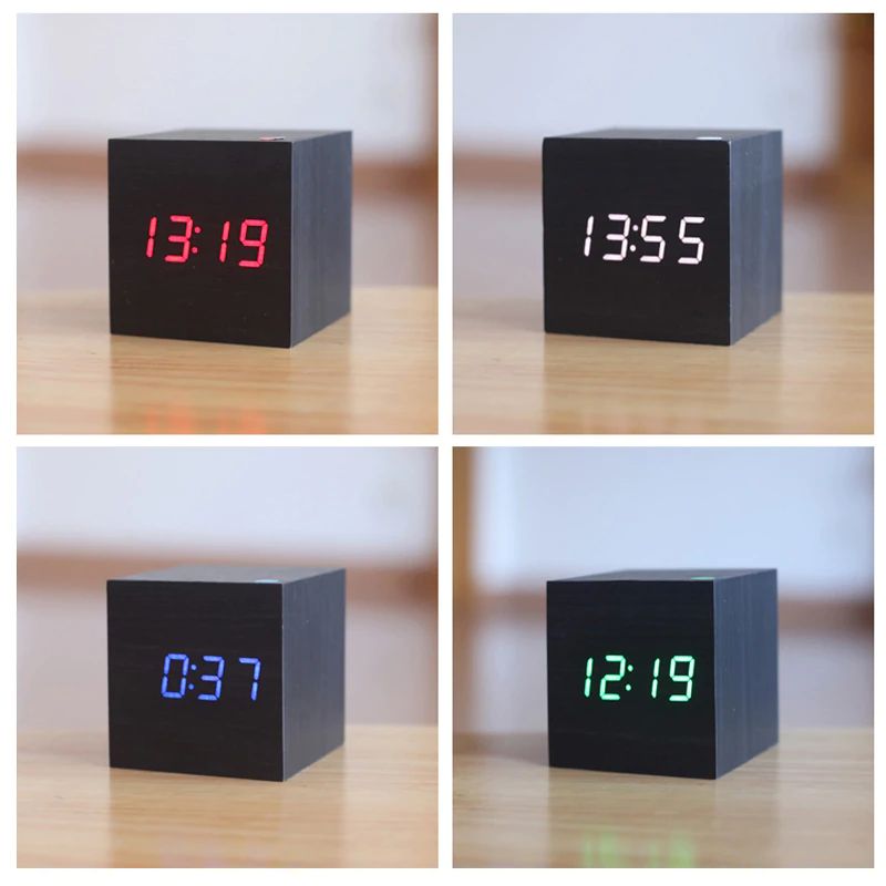 CUBE DIGITAL DESK CLOCK