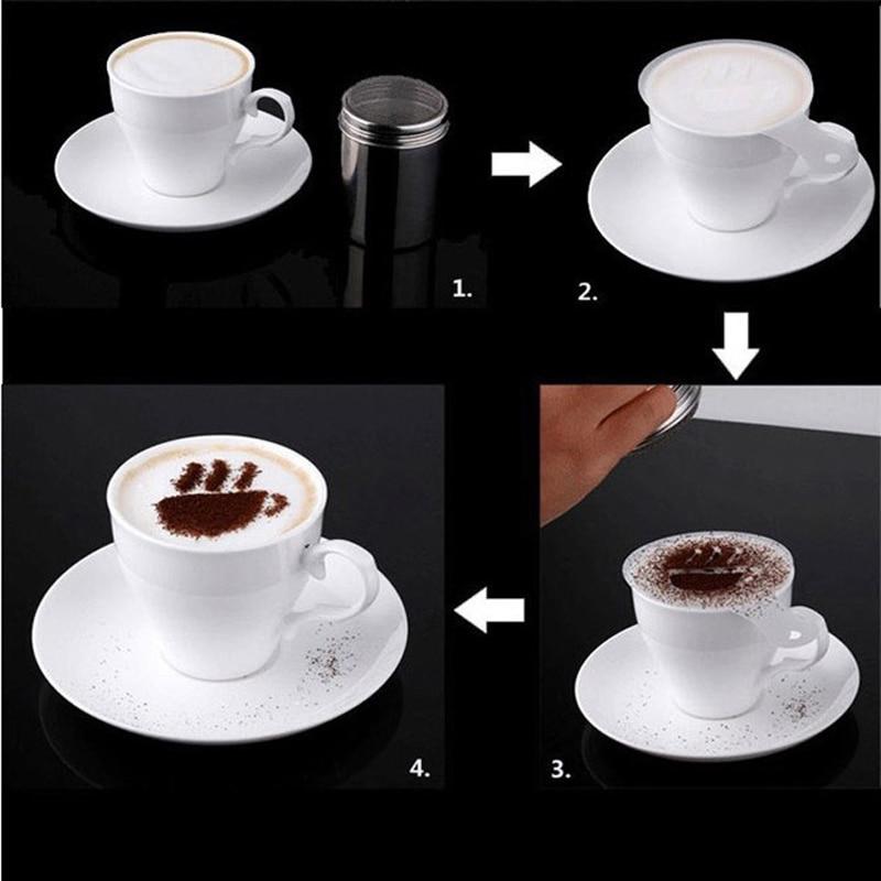 Latte Stencil Kit - 16 Piece Set