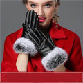 Women Genuine Rabbit Fur Gloves