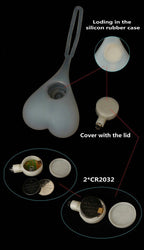 Cycling Balls for Bicycle Seat Back Egg Lamp Warning Light