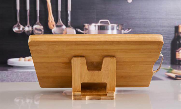 Cutting Board Foldable wooden pot lids holder