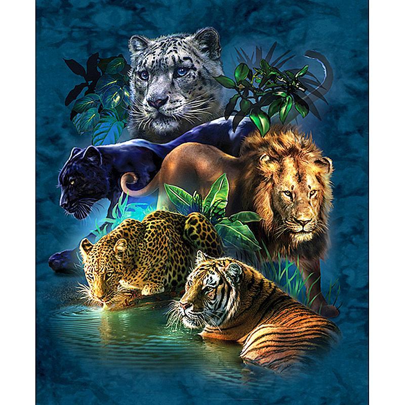 Powerful Big Cats - GemPaint Kit